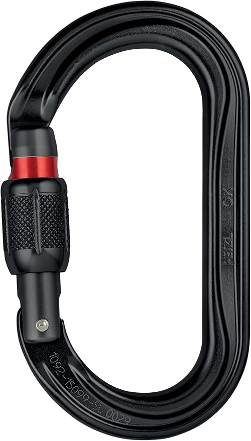 Petzl | M33A SLN - Ok-Lightweight Oval Carabiner (Screw-Lock)