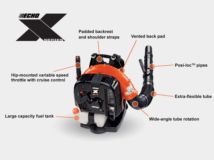 Echo | PB-770H - Professional Backpack Leaf Blower