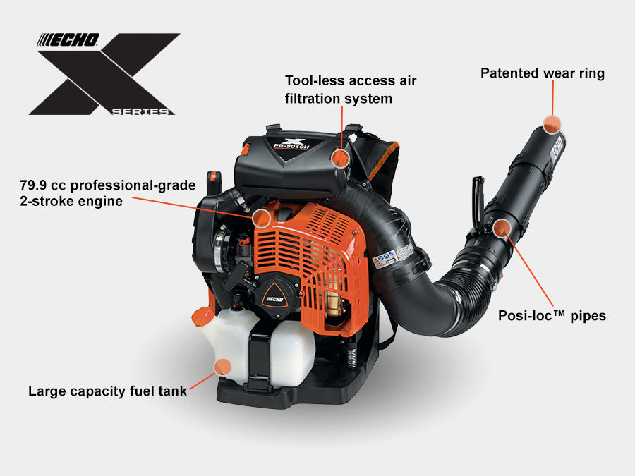 Echo | PB-9010T - Professional Backpack Leaf Blower