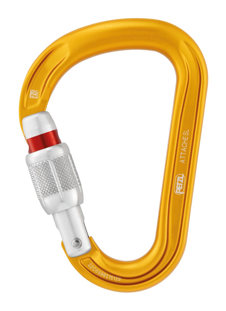 Petzl | M38A SL - Attache - Pear-Shaped Carabiner (Screw-Lock)