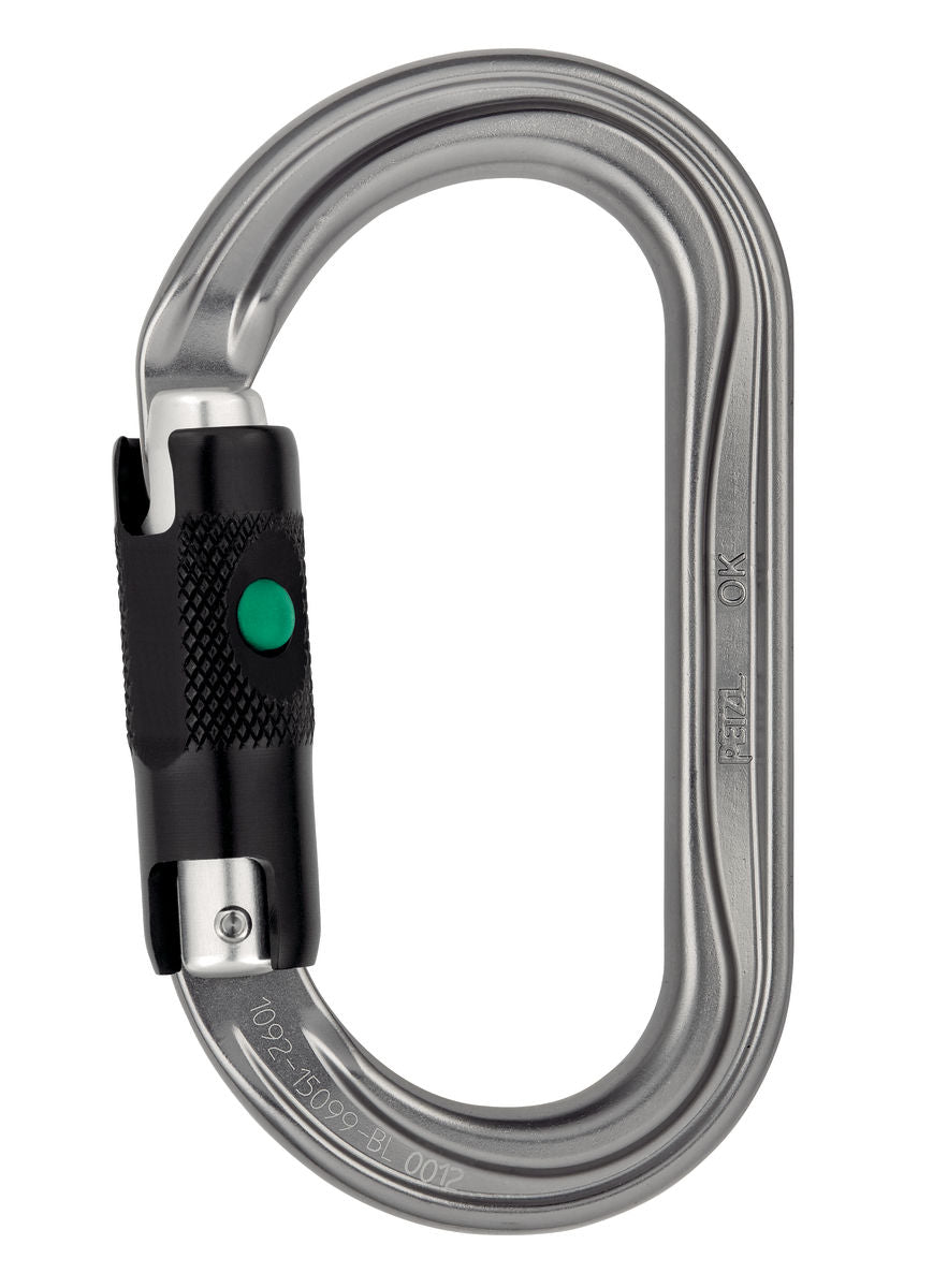 Petzl | M33A BL - Ok-Lightweight Oval Carabiner (Ball-Lock)