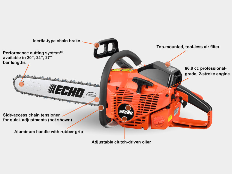CS-680-27 GAS POWERED CHAINSAW