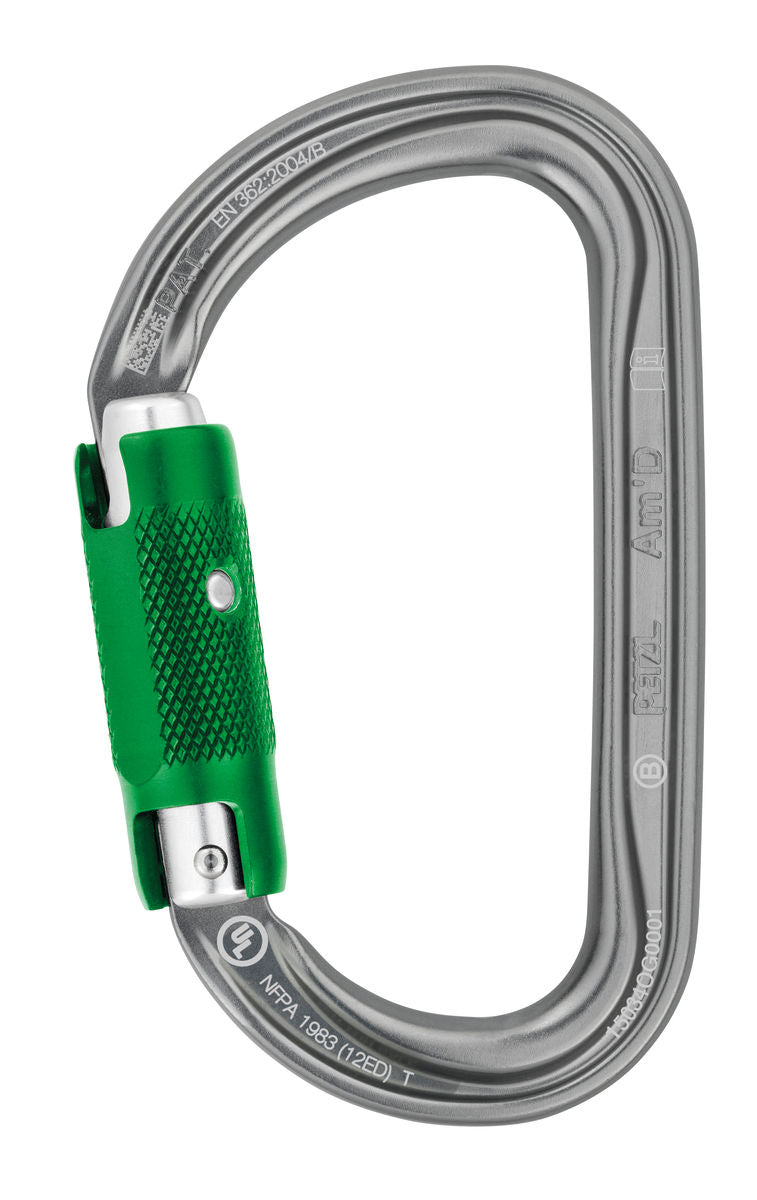 Petzl | M34A PL - Am'd - Aluminum Carabiner (Pin-Lock)