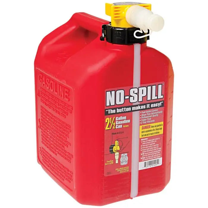 Gas Can 2.5 Gallon No-Spill
